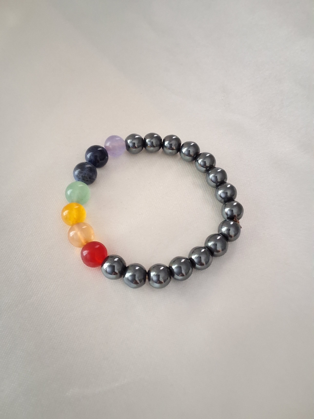 Hematite 7- Chakra Bracelet